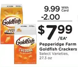 King Soopers Pepperidge Farm Goldfish Crackers offer
