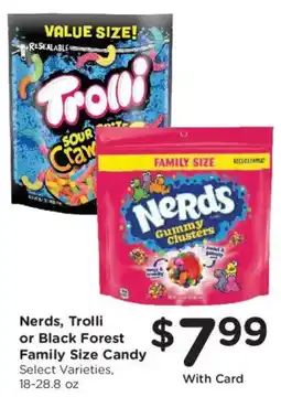 King Soopers Nerds, Trolli or Black Forest Family Size Candy offer