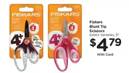 King Soopers Fiskars blunt tip scissors offer