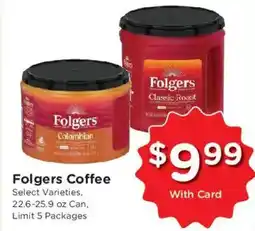 Dillons Folgers Coffee offer