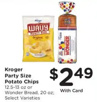 Kroger party size potato chips