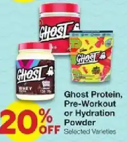 United Supermarkets Ghost Protein, Pre-Workout or Hydration Powder offer
