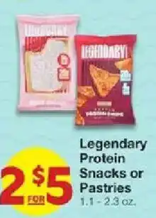 United Supermarkets Legendary Protein Snacks or Pastries offer