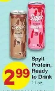 United Supermarkets Spylt Protein, Ready to Drink offer