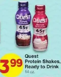 United Supermarkets Quest Protein Shakes, Ready to Drink offer