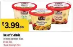 Bashas' Reser's Salads offer