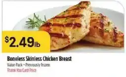 Bashas' Boneless Skinless Chicken Breast offer