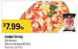 Bashas' Cooked Shrimp offer