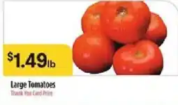 Bashas' Large Tomatoes offer