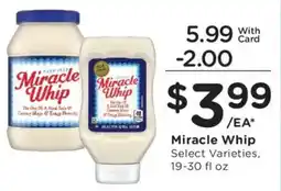 King Soopers Miracle Whip offer