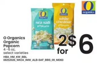 O Organics Organic Popcorn