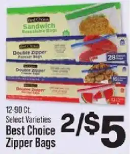 IGA Best Choice Zipper Bags offer
