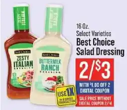IGA Best Choice Salad Dressing offer