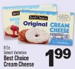 IGA Best Choice Cream Cheese offer