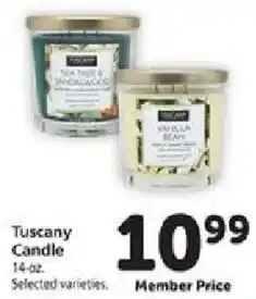 Safeway Tuscany Candle offer