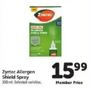 Zyrtec Allergen Shield Spray