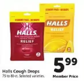 Halls Cough Drops