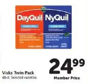 Safeway Vicks Twin Pack offer