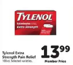 Safeway Tylenol Extra Strength Pain Relief offer
