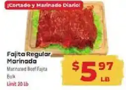 Supermercado El Rancho Fajita Regular Marinada offer