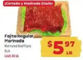 Supermercado El Rancho Fajita Regular Marinada offer