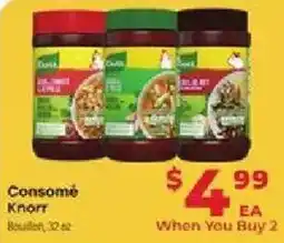 Supermercado El Rancho Knorr consomé offer
