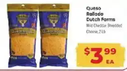 Supermercado El Rancho Dutch Farms Queso Rallado offer