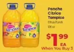 Supermercado El Rancho Ponche Citrico Tampico Citrus Punch offer