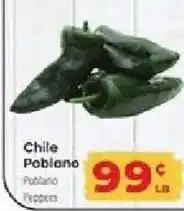 Supermercado El Rancho Chile Poblano offer