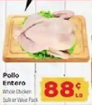 Supermercado El Rancho Pollo Entero Whole Chicken offer