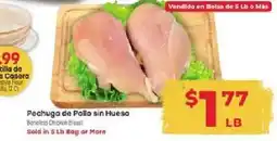 Supermercado El Rancho Boneless Chicken Breast offer