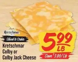 IGA Kretschmar Colby or Colby Jack Cheese offer