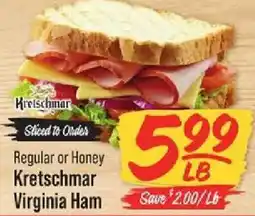 IGA Kretschmar Virginia Ham offer