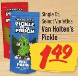 IGA Van Holten's pickle in a pouch offer