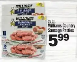 IGA Williams Country Sausage Patties offer