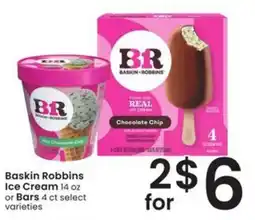 Safeway Baskin Robbins Ice Cream or Bars offer
