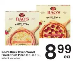 Safeway Rao's Brick Oven Wood Fired Crust Pizza offer