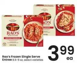 Safeway Rao's Frozen Single Serve Entree offer