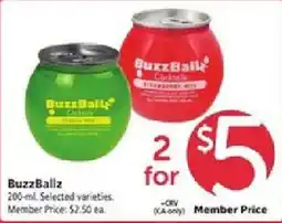Safeway BuzzBallz offer