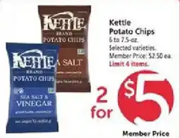 Safeway Kettle Potato Chips offer