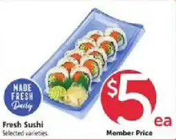 Safeway Fresh Sushi offer