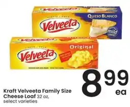 Safeway Kraft Velveeta Family Size Cheese Loaf offer