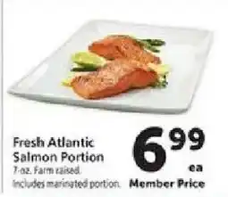 Safeway Fresh Atlantic Salmon Portion offer