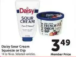 Safeway Daisy Sour Cream Squeeze or Dip offer