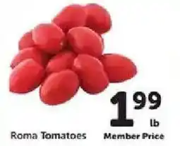 Safeway Roma Tomatoes offer