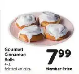 Safeway Gourmet Cinnamon Rolls offer
