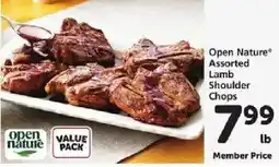 Safeway Open Nature Assorted Lamb Shoulder Chops offer