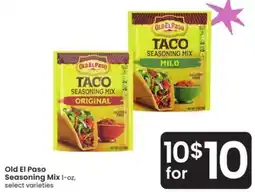 Safeway Old El Paso Seasoning Mix offer