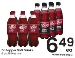 Safeway Dr Pepper Soft Drinks offer
