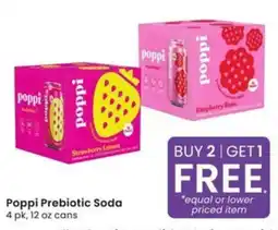 Safeway Poppi Prebiotic Soda offer